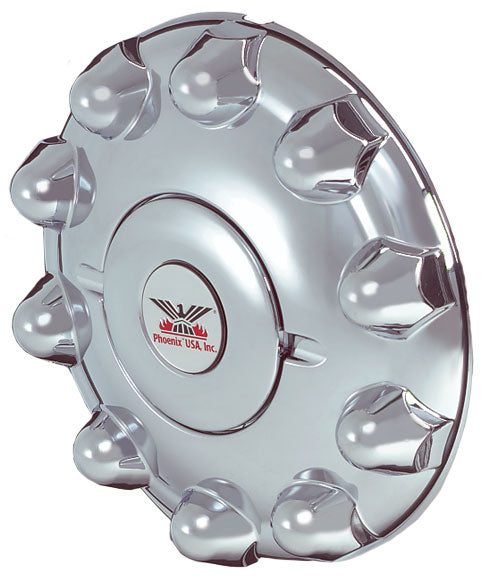 Quick Trim Hub Cover, Front, Chrome ABS