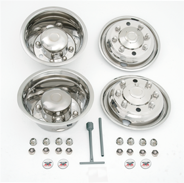 DOT Wheel Sim Kit, Polished SS