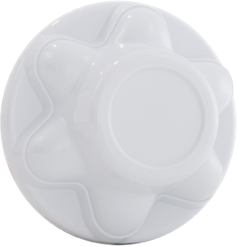 Quick Trim Hub Cover, ABS White