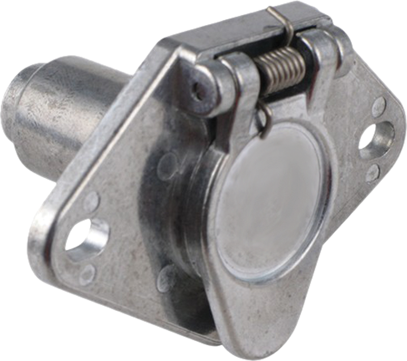 4-Pole, Round Pin Trailer Wiring Socket