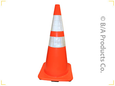 28" RECESSED REFL TRAFFIC CONE