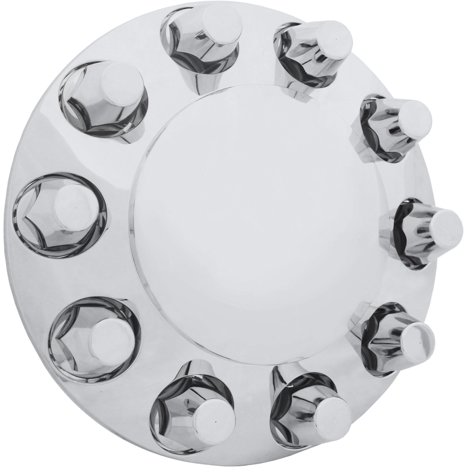 Hub And Lug Cover, Chrome ABS