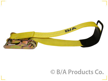 3"HD TIE DWN w/RUBBR PADS