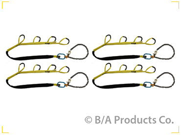 KIT:4 STRPS W/CHN ATTACH