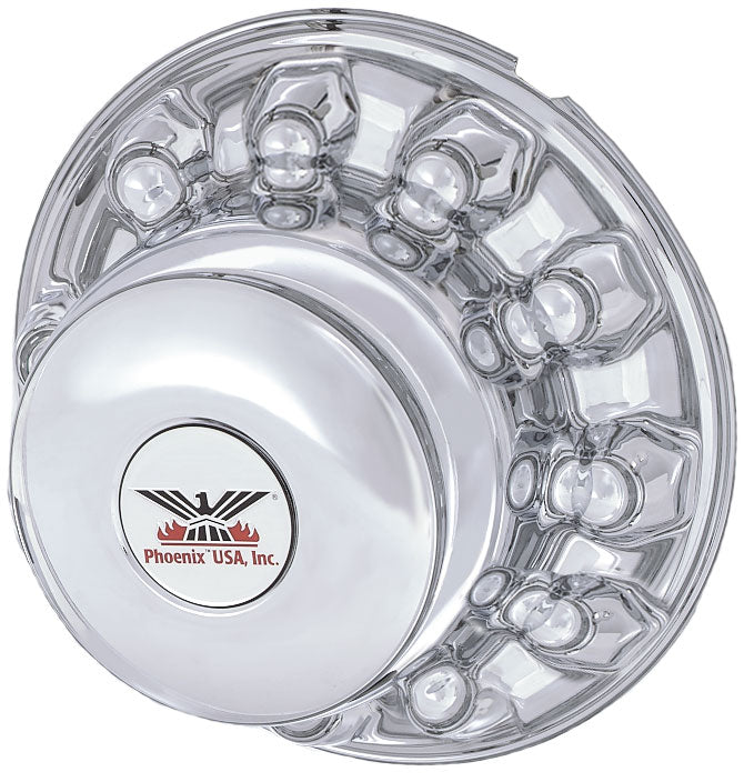 Quick Trim Hub Cover, Chrome ABS
