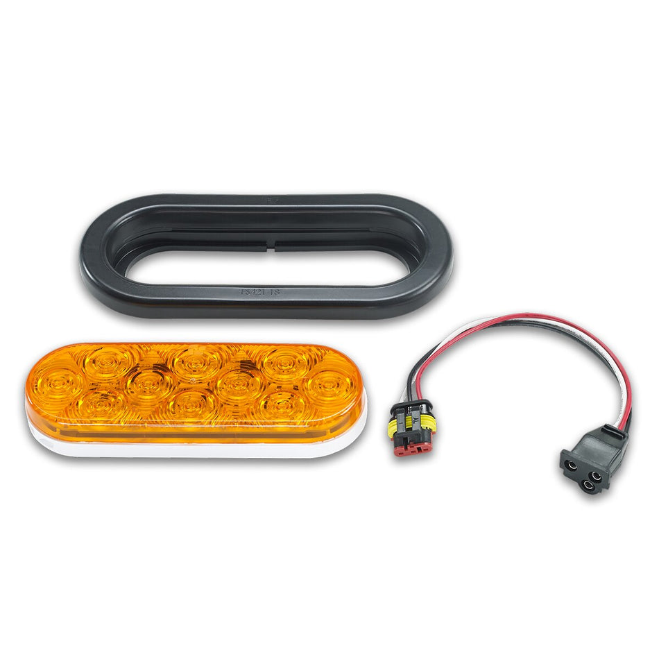 4-Inch and 6-Inch Round/Oval LED Lights - 607106-02SB