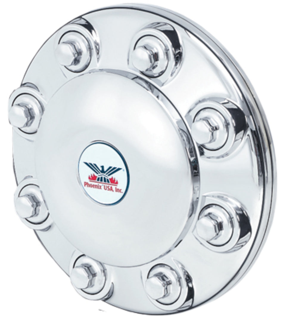 Quick Trim Hub Cover, Front, Chrome ABS