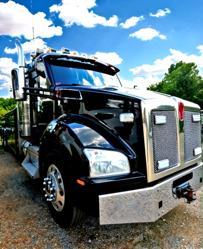 2021 Black Kenworth T880 5130 Dual 25K DP Winches