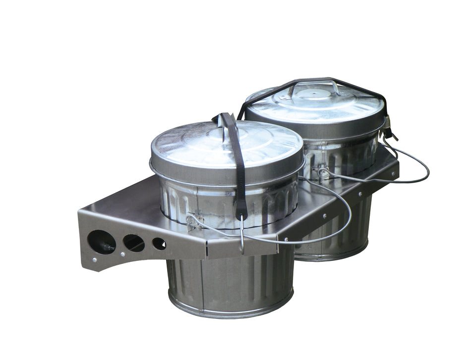 DUAL TRASH CAN MOUNT