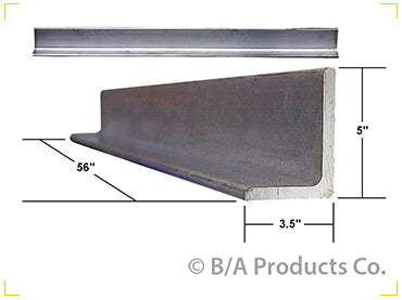ALUMINUM ANGLE;1/2"x56"L