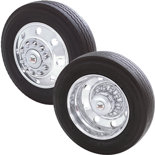 Wheel Set W/ ABS Hub Covers