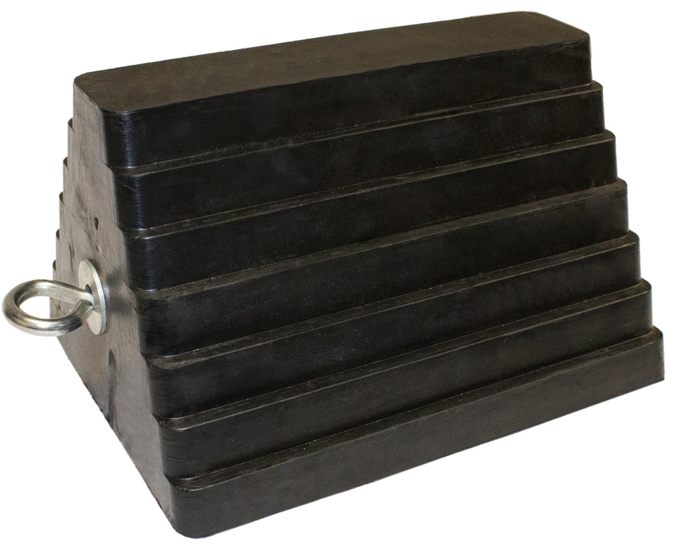 RUBBER CHOCK W/EYE BOLT