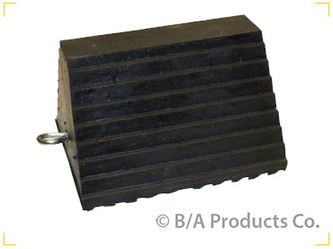 RUBBER CHOCK W/EYE BOLT