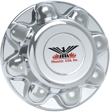Quick Trim Hub Cover, Chrome ABS