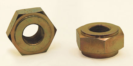 Simulator Part Jam Nut, 20mm ID x 1 5/8" Hex Double Shouldered
