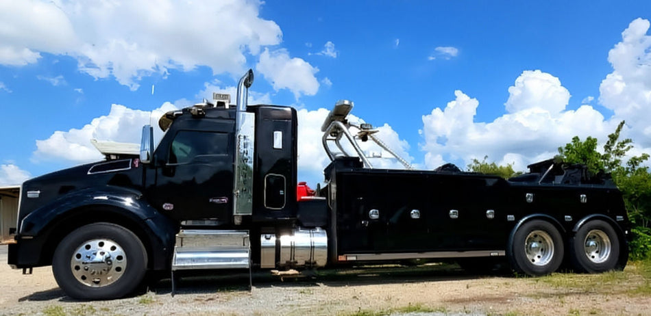 2021 Black Kenworth T880 5130 Dual 25K DP Winches