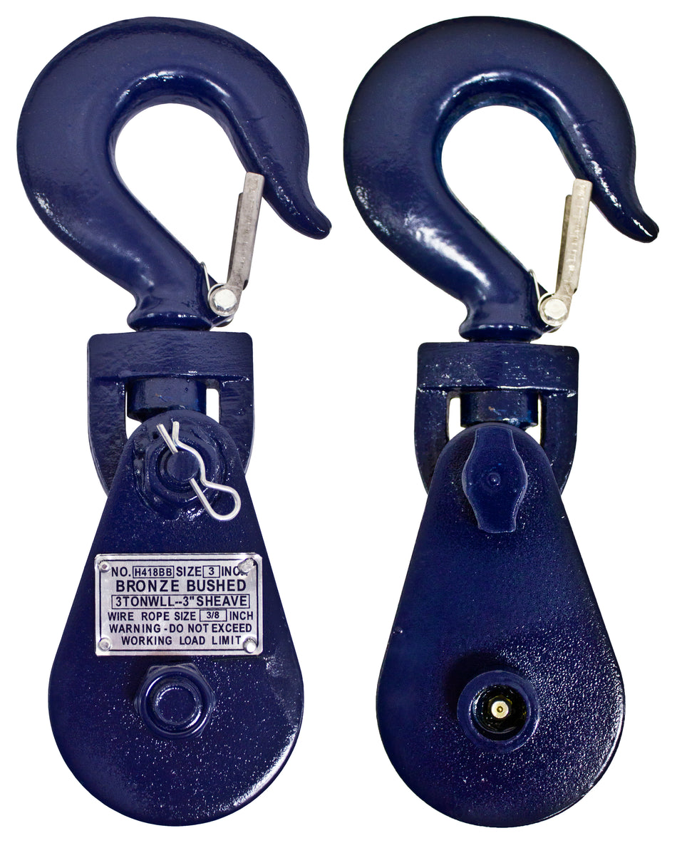 3T/3"SNATCH BLCK w/LATCH