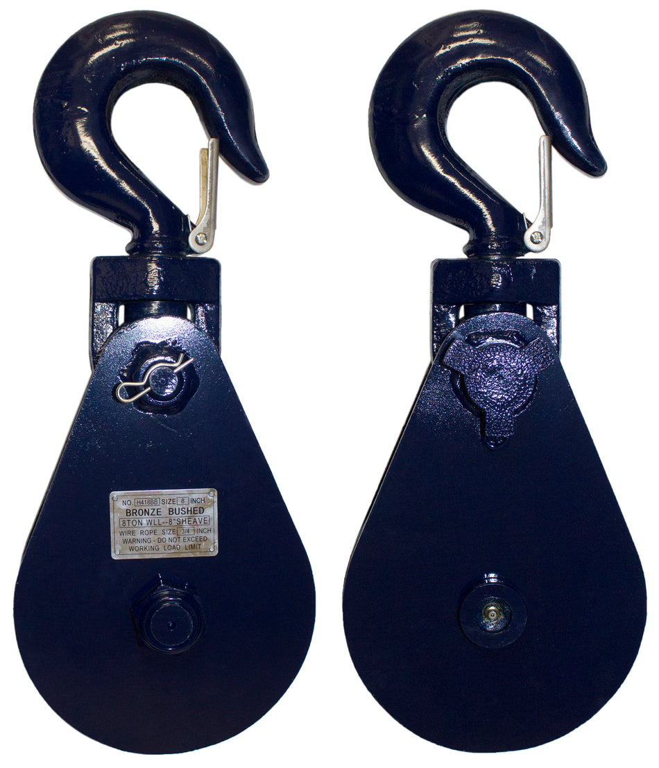 8T/8"SNATCH BLCK w/LATCH