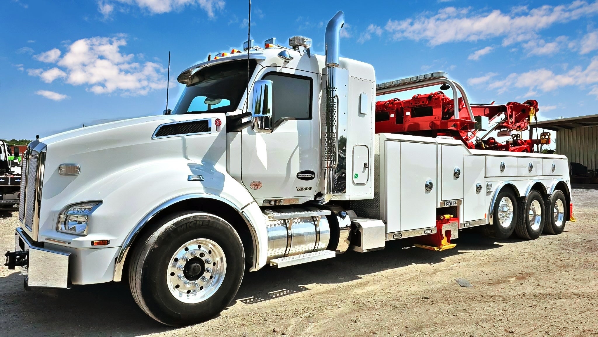 2023 WHITE KENWORTH T880 CENTURY 1150-LOADED