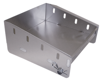 Tow Rax Aluminum Sgl Helmet Shelf 7" H x 14" W x 15" D