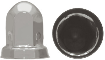 Quick Trim Lug Nut Cover, Fits 30mm Hex Washered Lug Nuts