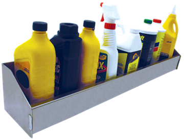 Tow Rax Aluminum Oil Rack and Utility BIn 5' H x 5.5" W x 31" L