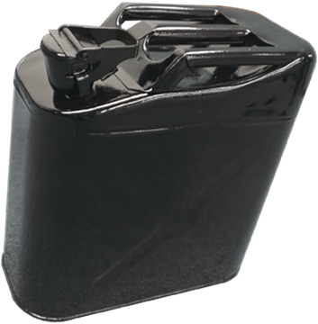 Toolbox Part Can Tall Black Fluid Jerry Style Can