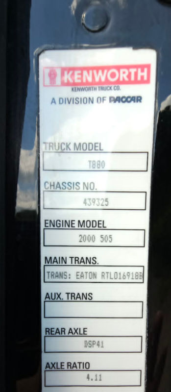 2021 Black Kenworth T880 5130 Dual 25K DP Winches