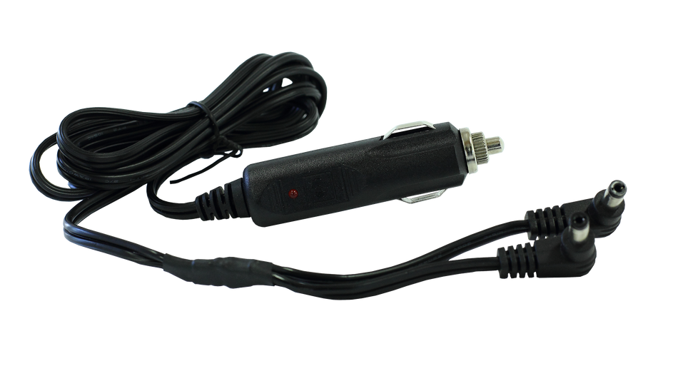 Double Ended Standard Cigarette Lighter Charge Cord