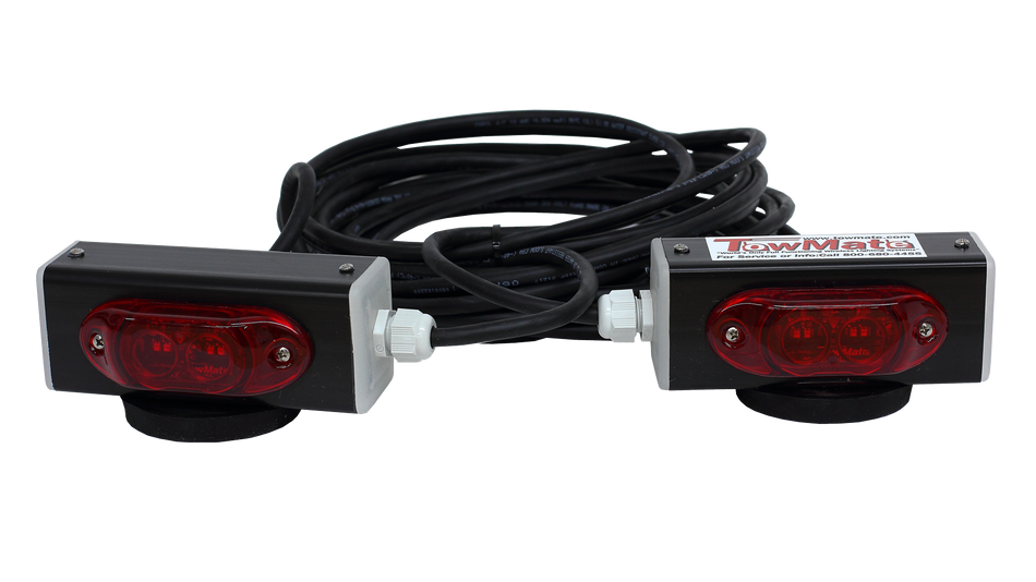 Pair Of Wired Led Tow Lights W/Side Markers