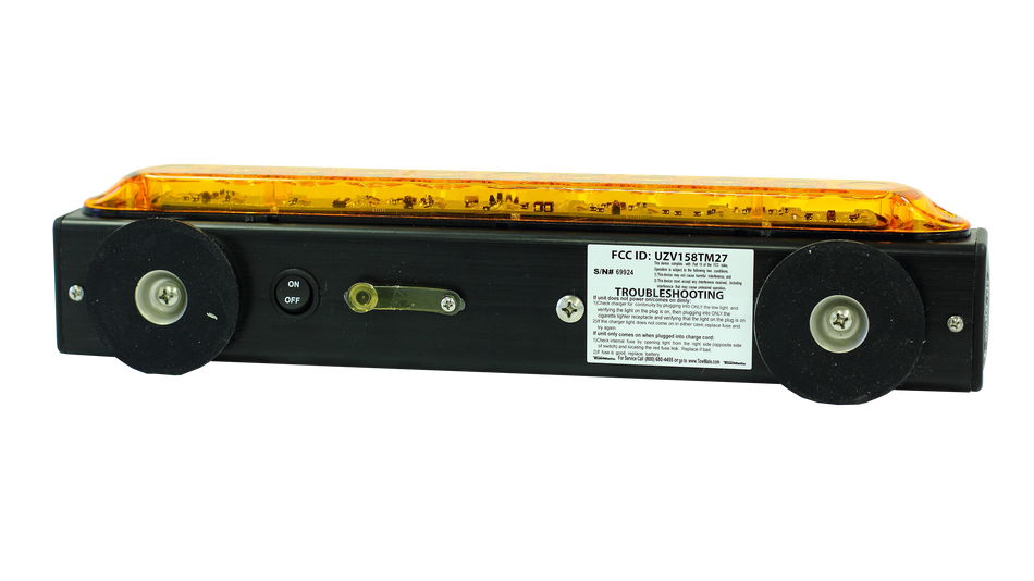16" Rechargeable Magnetic Traffic Control Light Bar