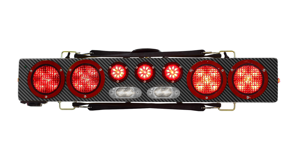 36" Wireless Light Bar W/Four 4" Round Stt