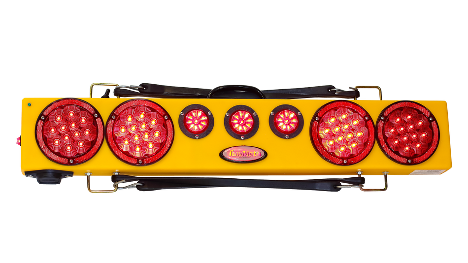 Extended Runtime 36" Wireless Light Bar W/Four 4"