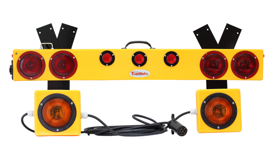 48" Wireless Light Bar W/Four 4" Round Stt