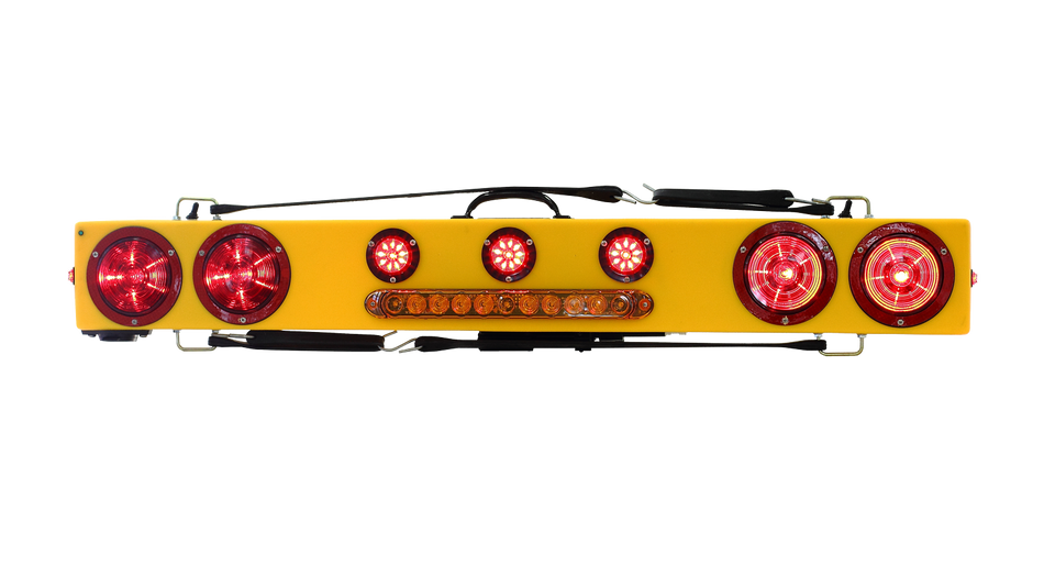48" Wireless Light Bar W/Four 4" Round Stt