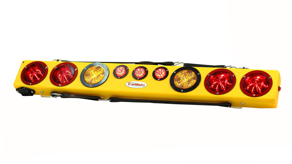 48" Wireless Light Bar W/Four 4" Round Stt