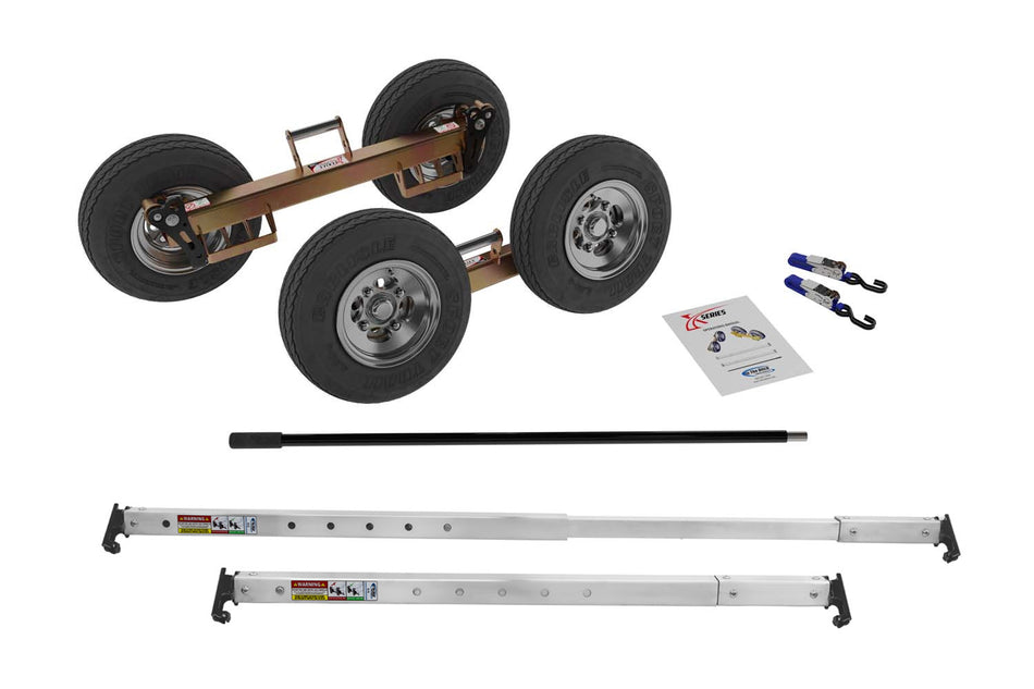 eXtended Life™ eXtended Length™ X Series Dolly Set - Plated: XL-SD