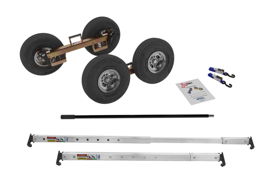 eXtended Life™ eXtreme Duty™ X-Series™ Dolly Set - Plated: XL-XD