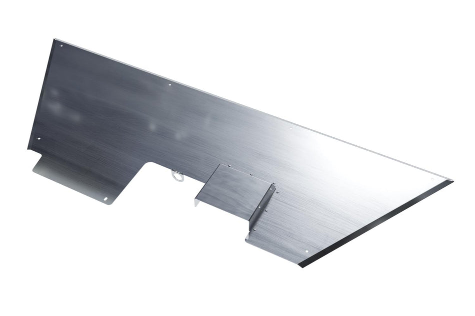 Polished Stainless Steel Rear Accent Panel - SP8500 & SP9000 with Integrated Controls