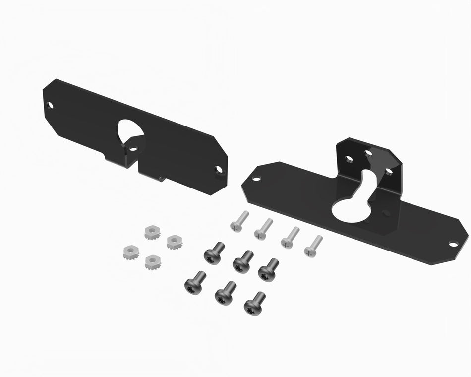 MicroPulse Wide Angle Brackets - Pair of Side Mirror Brackets, Each Bracket Holds (1) MPSW9 or Mpswp Light, Ram 1500 (5th Gen) 2023-2026, Ram 1500 Classic (4th Gen) 2023-2024, Ford F-250/F-350 (towing Mirrors) 2023-2026