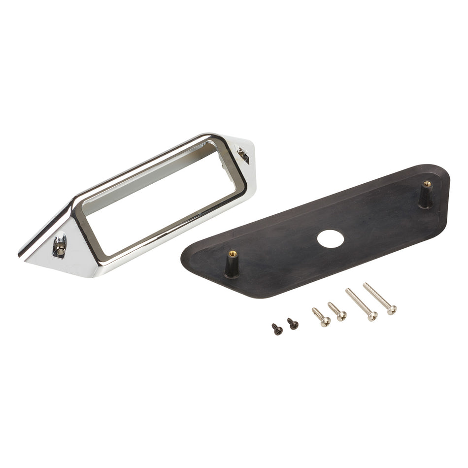 MicroPulse Brackets - Chrome Bezel 40¬∞ Angled Bezel for (1) MPS12U Light