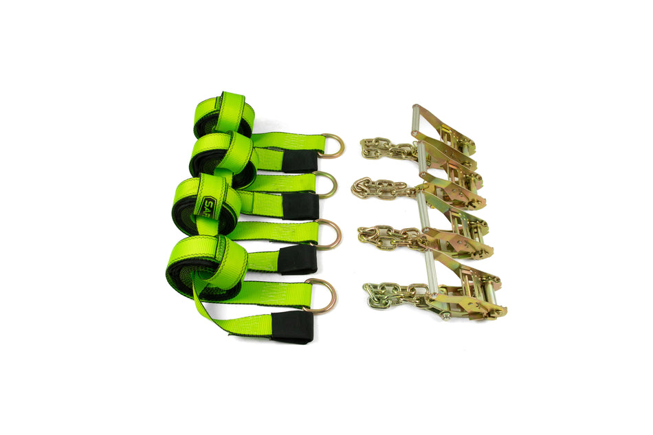 4 Point Tie-Down Assembly with Basket Straps