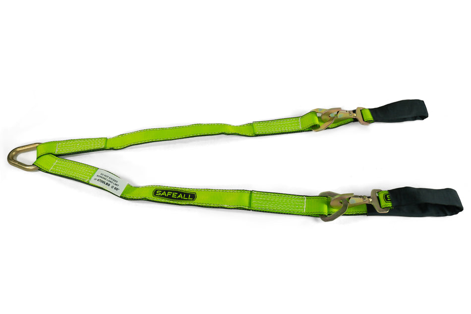 V-Strap Assembly with Twisted Snap Hooks - 4'