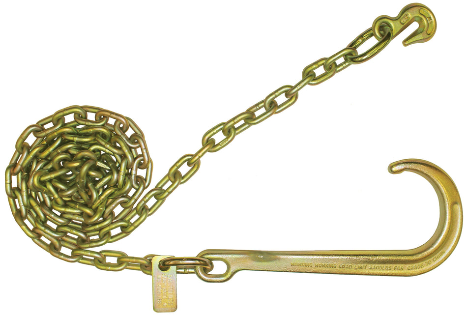 8' CHAIN W/Z15" J HOOK