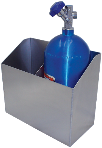 Tow Rax Aluminum Nitrous Rack 2 Bottle 13" H x 15" W x 7.5" D