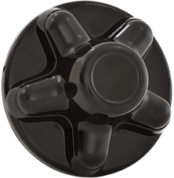 Quick Trim Hub Cover, ABS Black