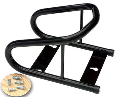 Tow Rax Wheel Chock Black Powder Coated Steel