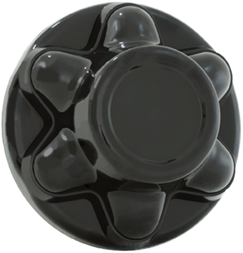 Quick Trim Hub Cover, ABS Black