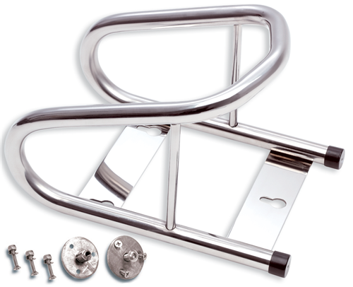 Tow Rax Wheel Chock 3 Point Chromed Steel