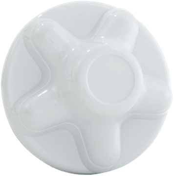 Quick Trim Hub Cover, ABS White
